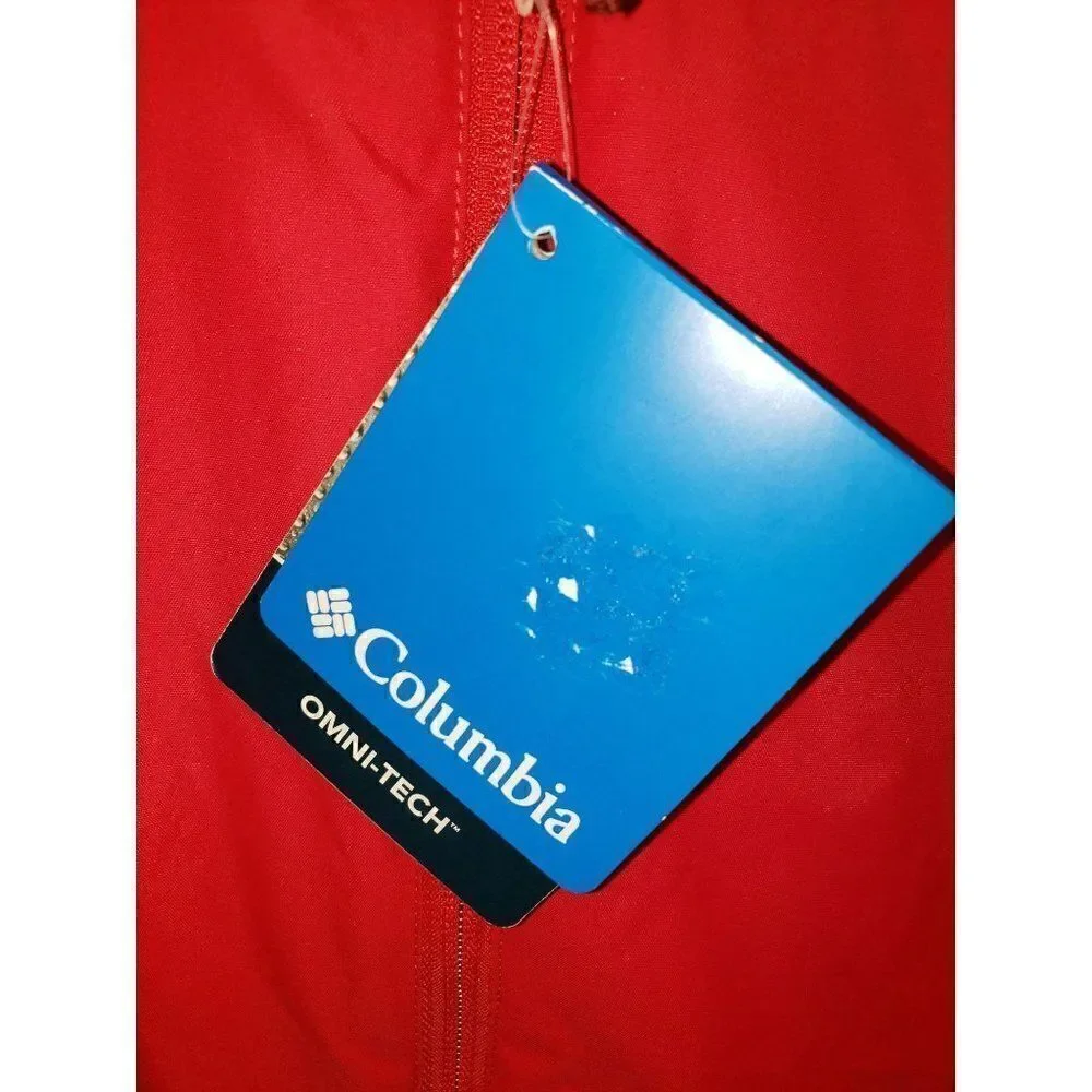 ‎Columbia NEW Tipton Peak Red Hooded Jacket XS